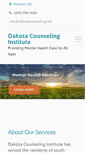 Mobile Screenshot of dakotacounseling.net